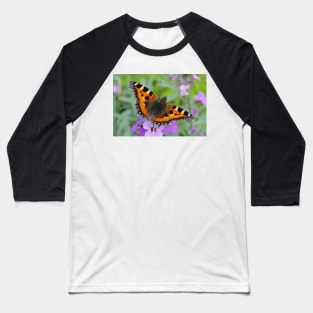 Small Tortoiseshell Butterfly Baseball T-Shirt